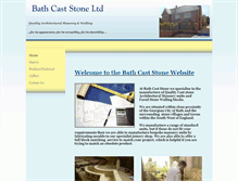 Tablet Screenshot of bathcaststone.co.uk